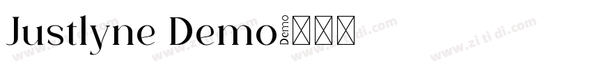 Justlyne Demo字体转换
